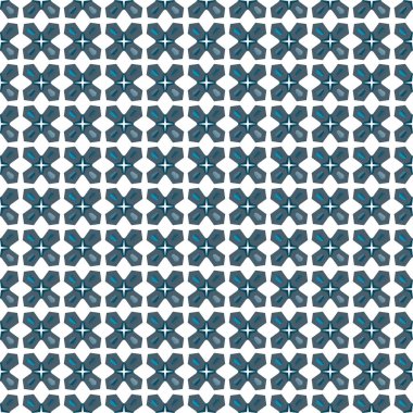 Geometrik soyut dikişsiz desen, vektör illüstrasyonu