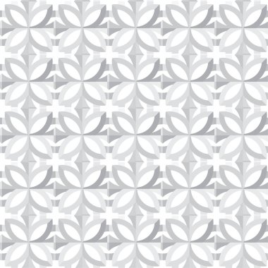 Geometrik soyut dikişsiz desen, vektör illüstrasyonu