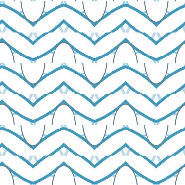 Geometrik soyut dikişsiz desen, vektör illüstrasyonu