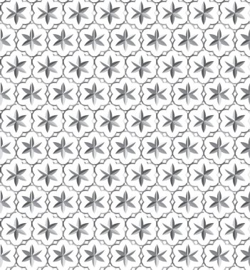 Geometrik soyut dikişsiz desen, vektör illüstrasyonu