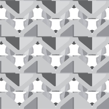 soyut geometrik dikişsiz desen, vektör illüstrasyonu