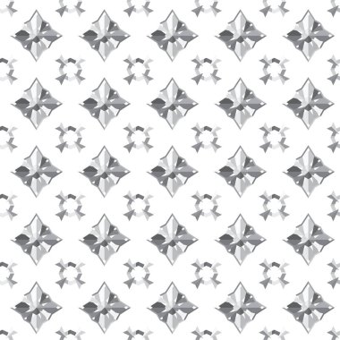 Geometrik soyut dikişsiz desen, vektör illüstrasyonu