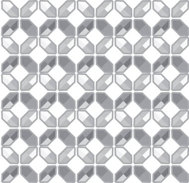 Geometrik soyut dikişsiz desen, vektör illüstrasyonu