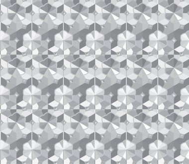 Geometrik soyut dikişsiz desen, vektör illüstrasyonu