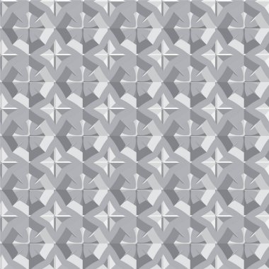 Geometrik şekilli kusursuz desen vektör çizimi