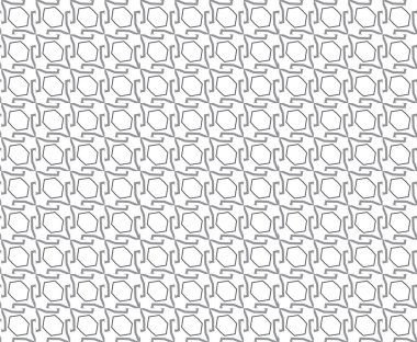 Geometrik soyut dikişsiz desen, vektör illüstrasyonu