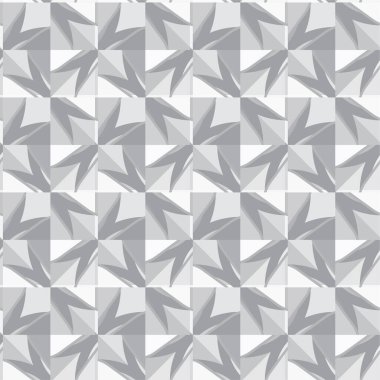 Geometrik soyut dikişsiz desen, vektör illüstrasyonu