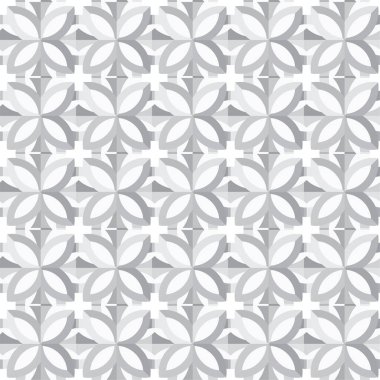 Geometrik soyut dikişsiz desen, vektör illüstrasyonu