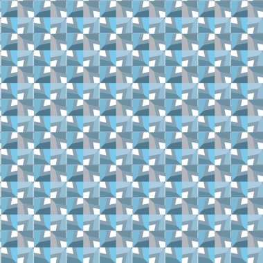 Geometrik şekilli kusursuz desen vektör çizimi  