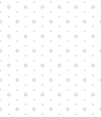 Geometrik soyut dikişsiz desen, vektör illüstrasyonu