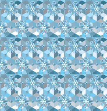 soyut geometrik dikişsiz desen, vektör illüstrasyonu