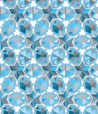 Geometrik soyut dikişsiz desen, vektör illüstrasyonu