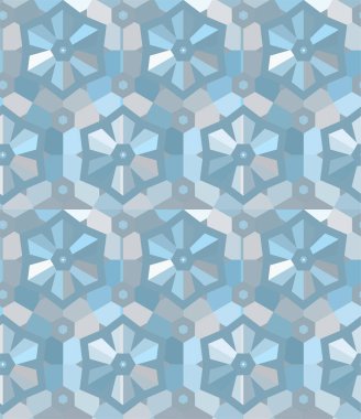 Geometrik soyut dikişsiz desen, vektör illüstrasyonu