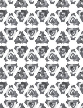 Geometrik soyut dikişsiz desen, vektör illüstrasyonu