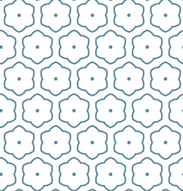 Geometrik soyut dikişsiz desen, vektör illüstrasyonu