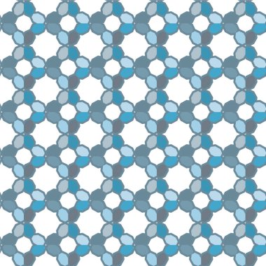 Geometrik soyut dikişsiz desen, vektör illüstrasyonu