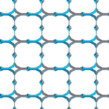 Geometrik soyut dikişsiz desen, vektör illüstrasyonu