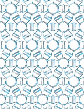 soyut geometrik dikişsiz desen, vektör illüstrasyonu