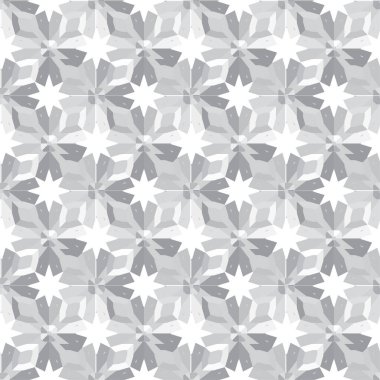 Geometrik soyut dikişsiz desen, vektör illüstrasyonu