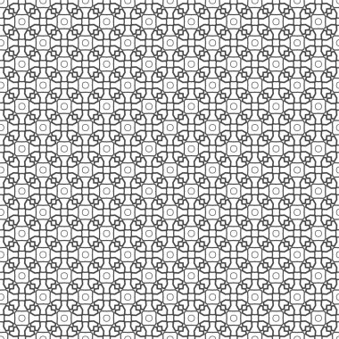 Geometrik soyut dikişsiz desen, vektör illüstrasyonu