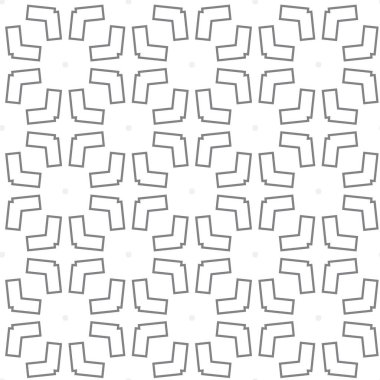Geometrik soyut dikişsiz desen, vektör illüstrasyonu