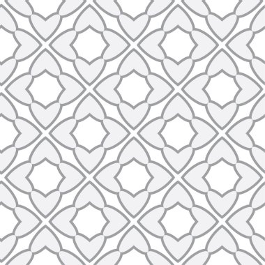 Geometrik soyut dikişsiz desen, vektör illüstrasyonu