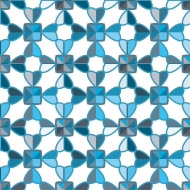 soyut geometrik dikişsiz desen, vektör illüstrasyonu