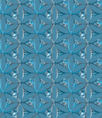 Geometrik soyut dikişsiz desen, vektör illüstrasyonu