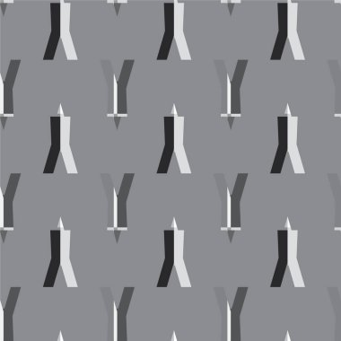 Geometrik soyut dikişsiz desen, vektör illüstrasyonu