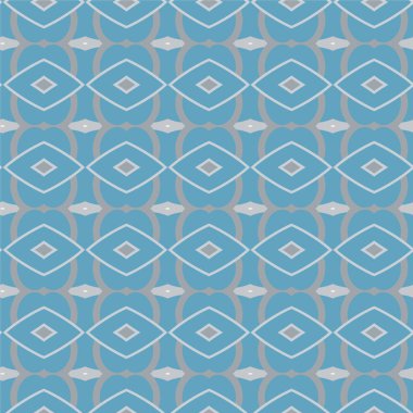 Geometrik soyut dikişsiz desen, vektör illüstrasyonu