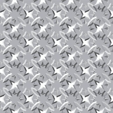 Geometrik soyut dikişsiz desen, vektör illüstrasyonu