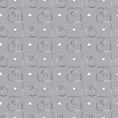 Geometrik soyut dikişsiz desen, vektör illüstrasyonu