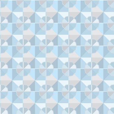 Geometrik soyut dikişsiz desen, vektör illüstrasyonu