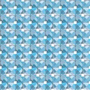Geometrik soyut dikişsiz desen, vektör illüstrasyonu