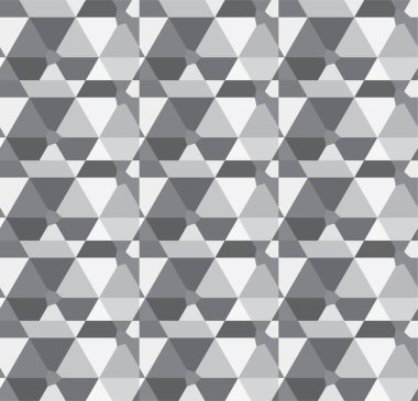 Geometrik soyut dikişsiz desen, vektör illüstrasyonu