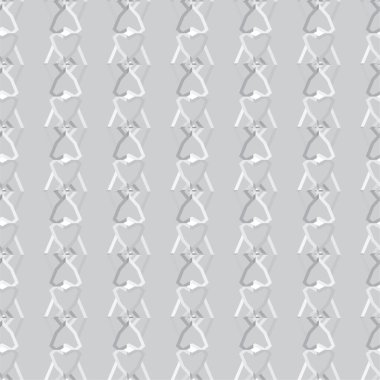 Geometrik soyut dikişsiz desen, vektör illüstrasyonu