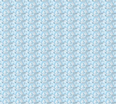 Geometrik soyut dikişsiz desen, vektör illüstrasyonu