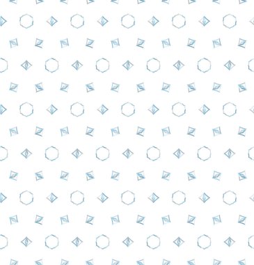 Geometrik soyut dikişsiz desen, vektör illüstrasyonu