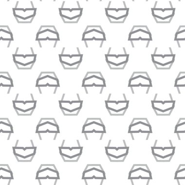 Geometrik soyut dikişsiz desen, vektör illüstrasyonu