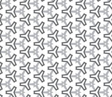 Geometrik soyut dikişsiz desen, vektör illüstrasyonu