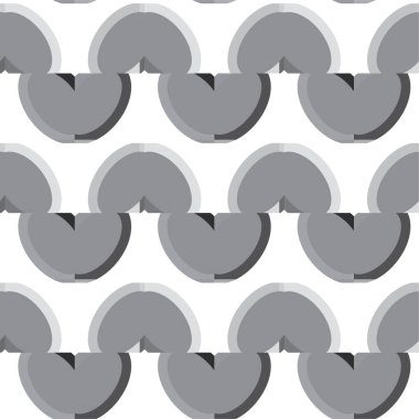 Geometrik soyut dikişsiz desen, vektör illüstrasyonu