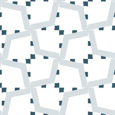 Geometrik soyut dikişsiz desen, vektör illüstrasyonu
