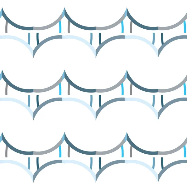 Modello Geometrico Astratto Senza Soluzione Continuità Illustrazione Vettoriale — Vettoriale Stock