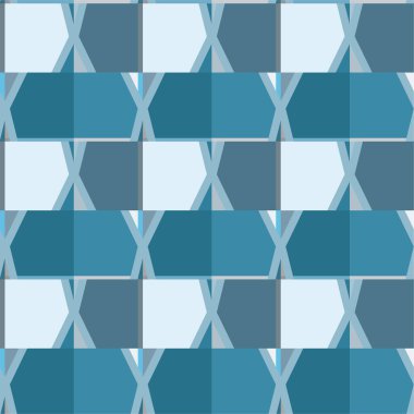 Geometrik soyut dikişsiz desen, vektör illüstrasyonu