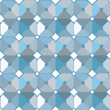 soyut geometrik dikişsiz desen, vektör illüstrasyonu