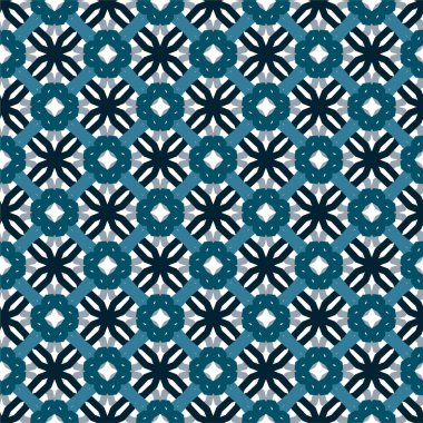 Geometrik soyut dikişsiz desen, vektör illüstrasyonu