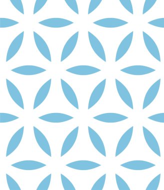 Geometrik soyut dikişsiz desen, vektör illüstrasyonu