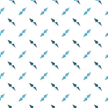 Geometrik soyut dikişsiz desen, vektör illüstrasyonu