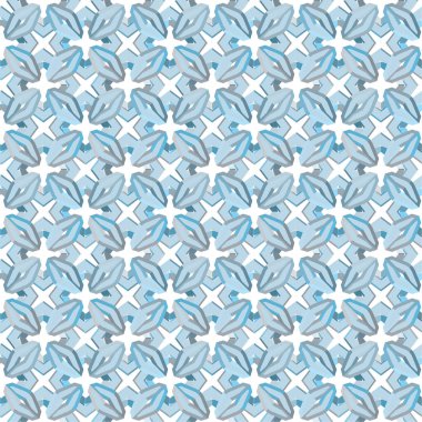 Geometrik soyut dikişsiz desen, vektör illüstrasyonu