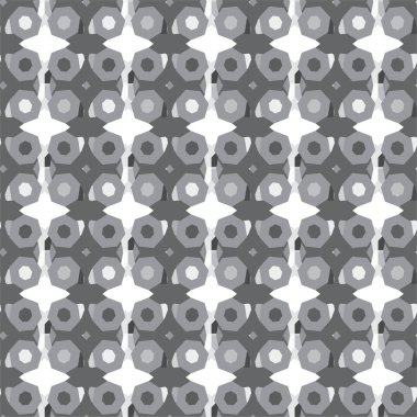 Geometrik soyut dikişsiz desen, vektör illüstrasyonu